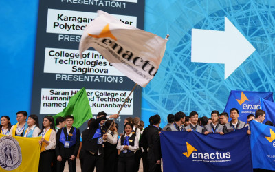Астана – жастар кәсіпкерлігінің орталығы: 30 – Enactus Kazakhstan National EXPO 2025 Кубогы аяқталды