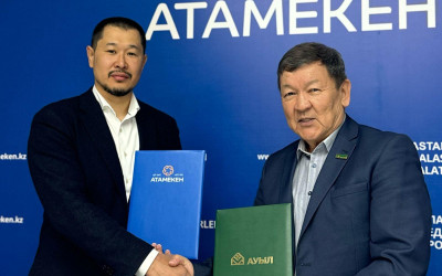 Палата предпринимателей Астаны и Региональный филиал «Ауыл» партиясы» подписали меморандум о сотрудничестве
